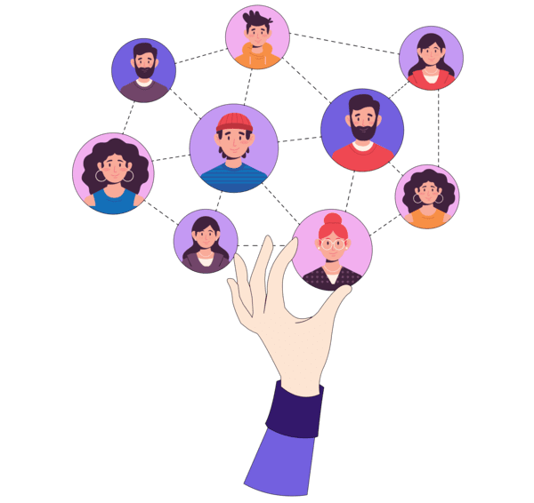 Girl working on a laptop